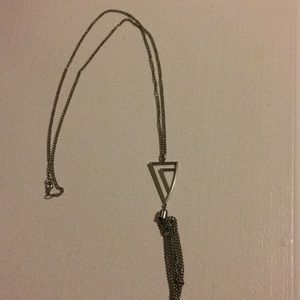 ✨Long Silver Tassel Necklace✨